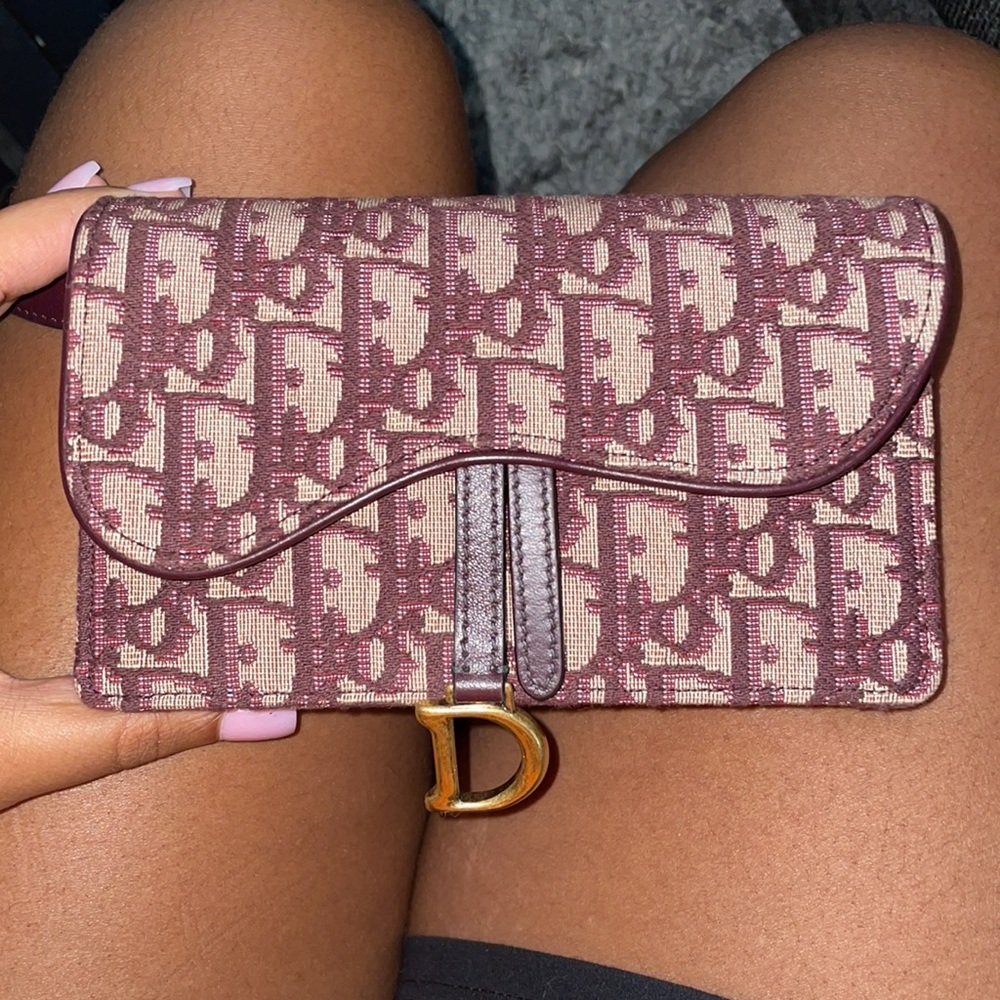 Dior Oblique Saddle Belt Pouch